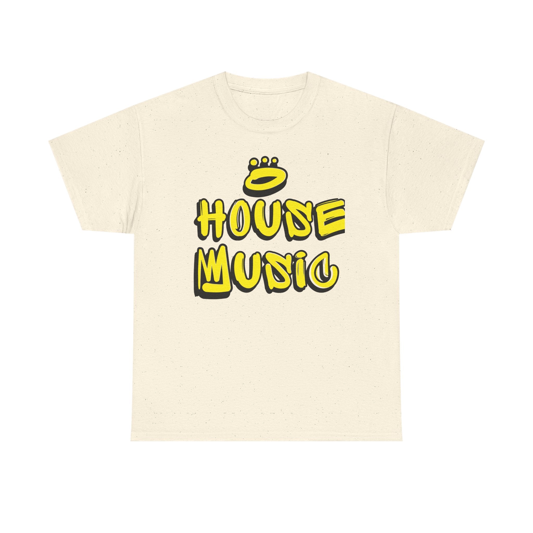 House Music Tee — Neon Graffiti DJ Shirt