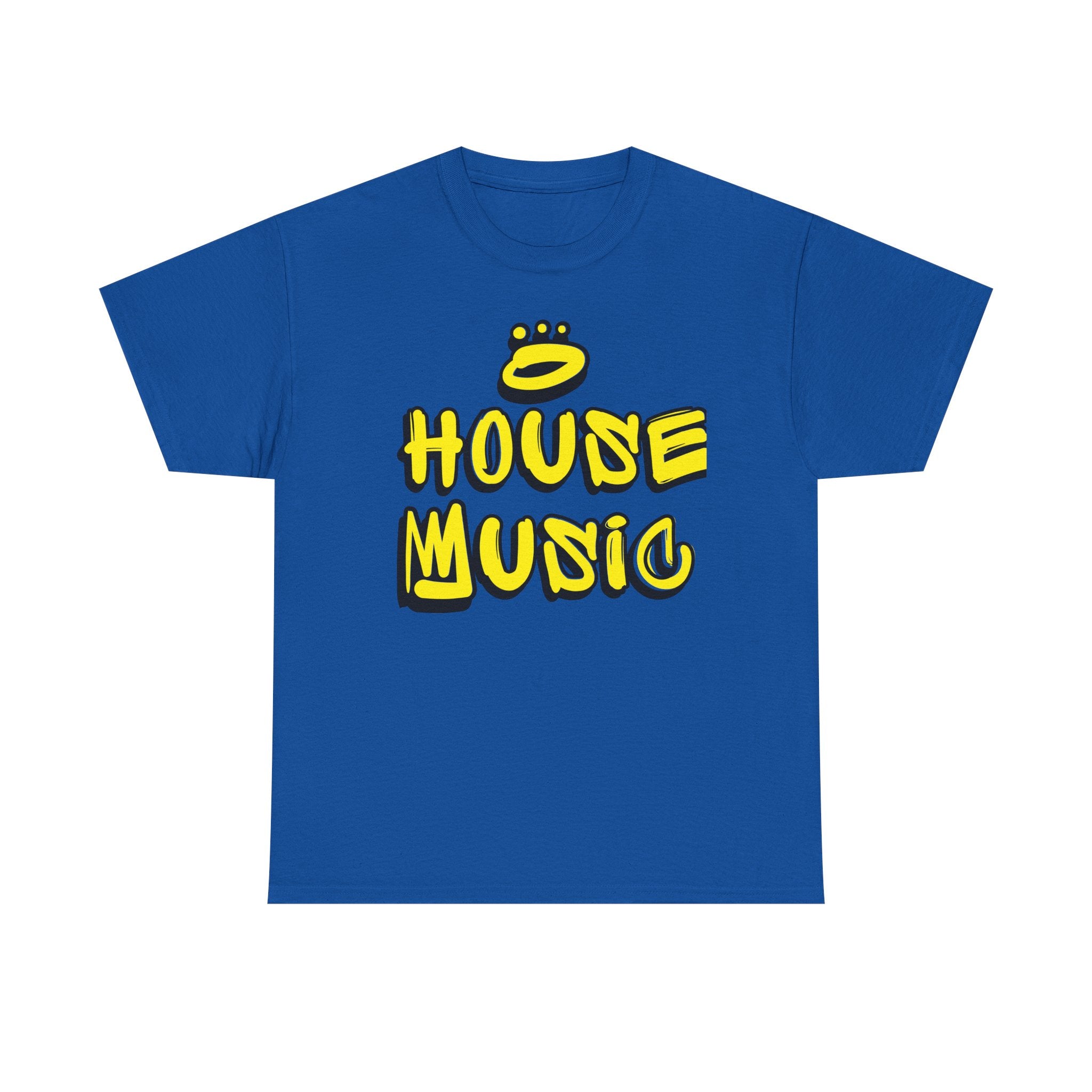 House Music Tee — Neon Graffiti DJ Shirt