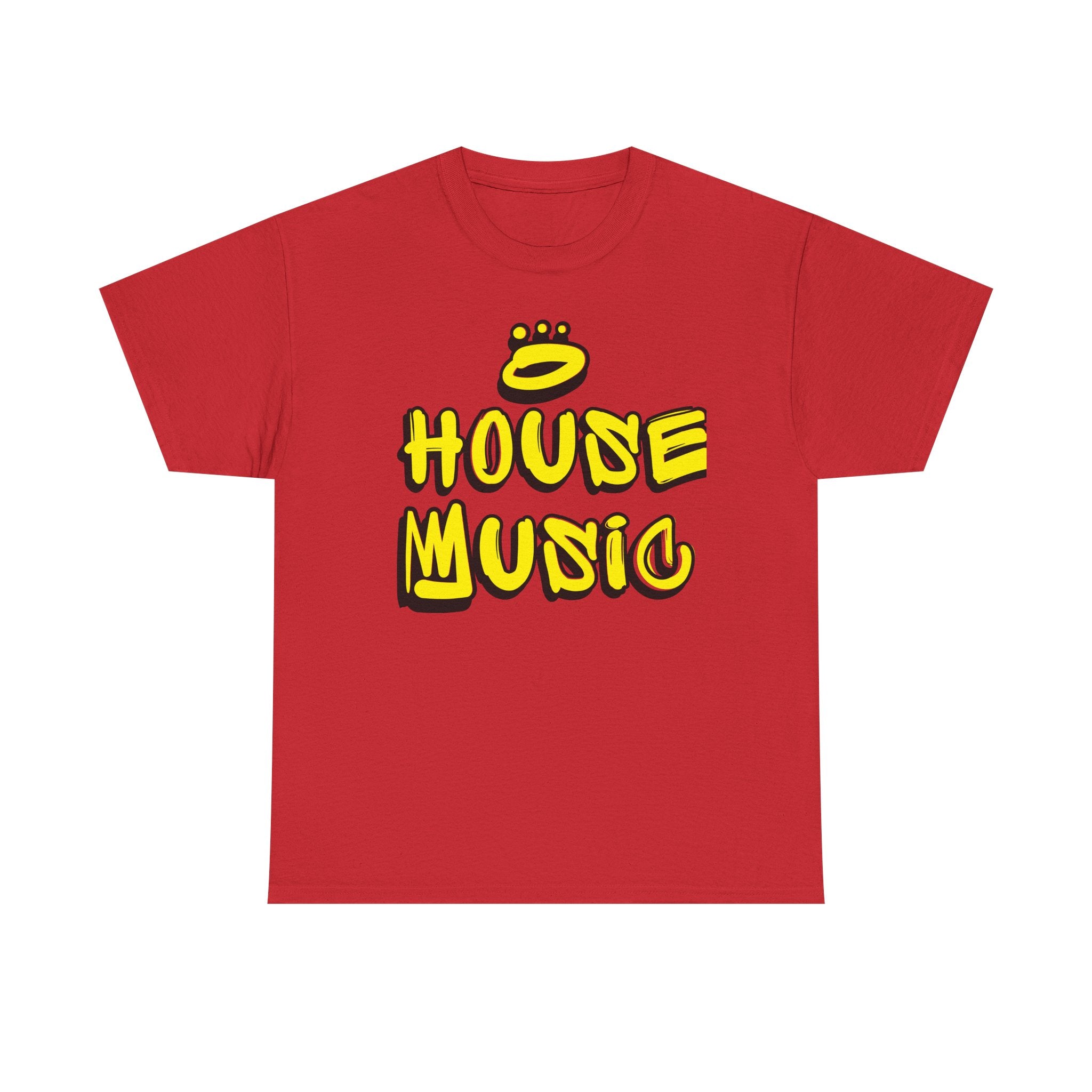 House Music Tee — Neon Graffiti DJ Shirt