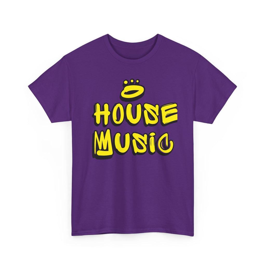 House Music Tee — Neon Graffiti DJ Shirt