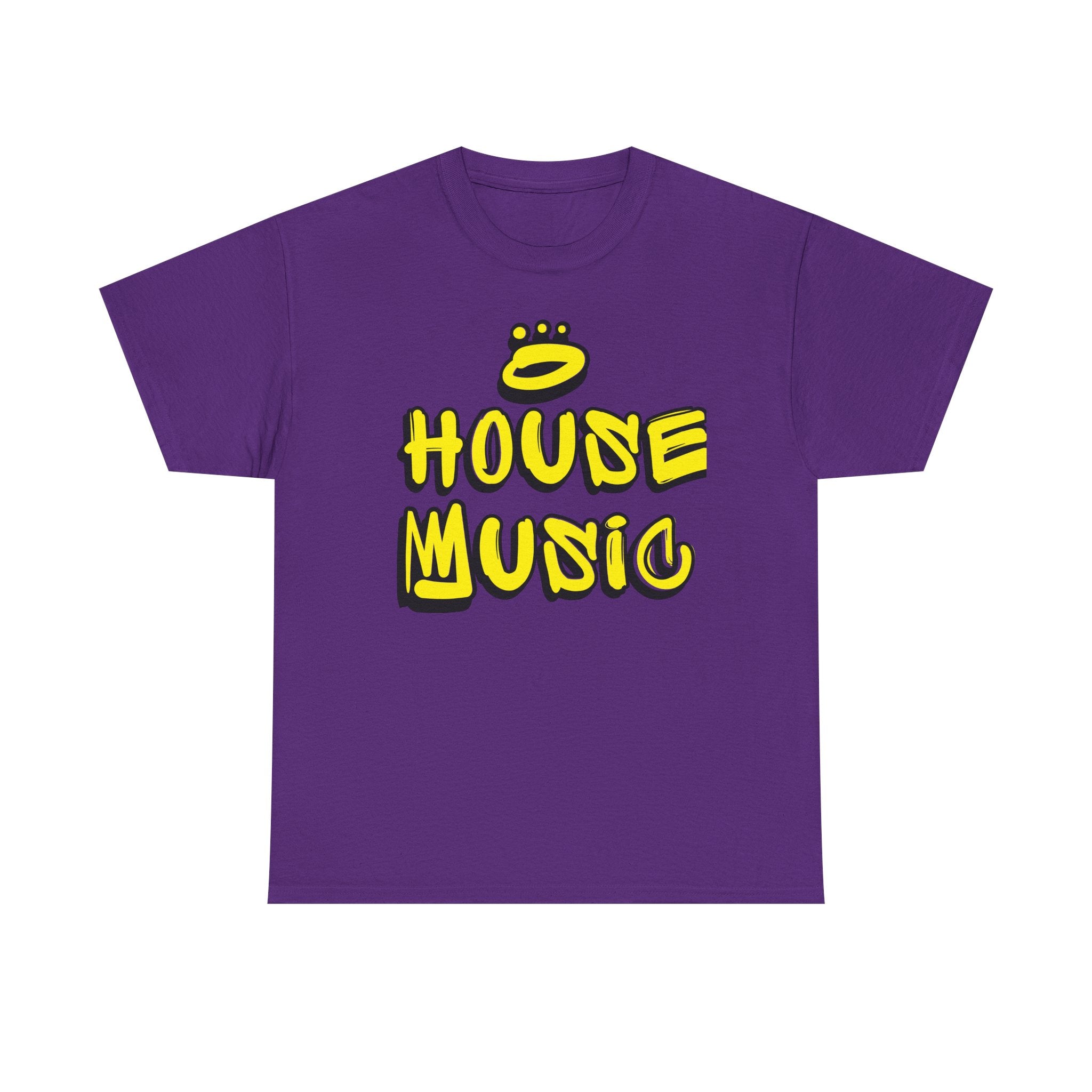 House Music Tee — Neon Graffiti DJ Shirt