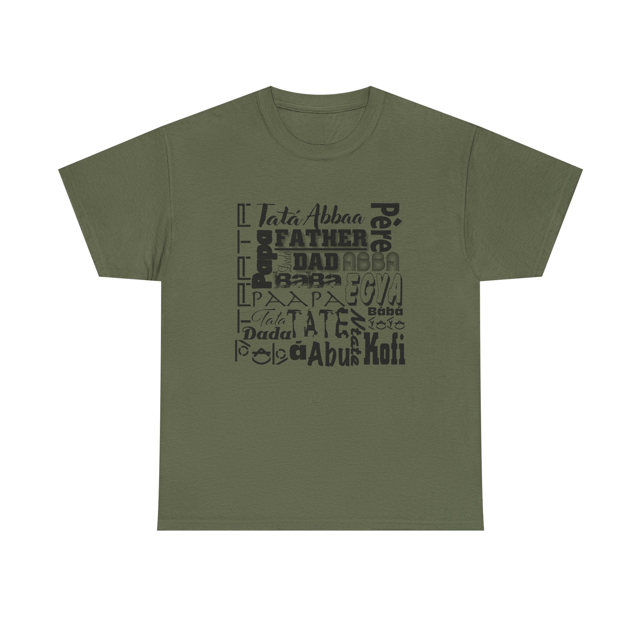 Father 'Dad' in Multiple Languages Tee
