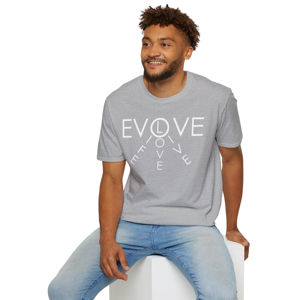 Evolve Graphic T-Shirt — Minimal Clock Typography Tee
