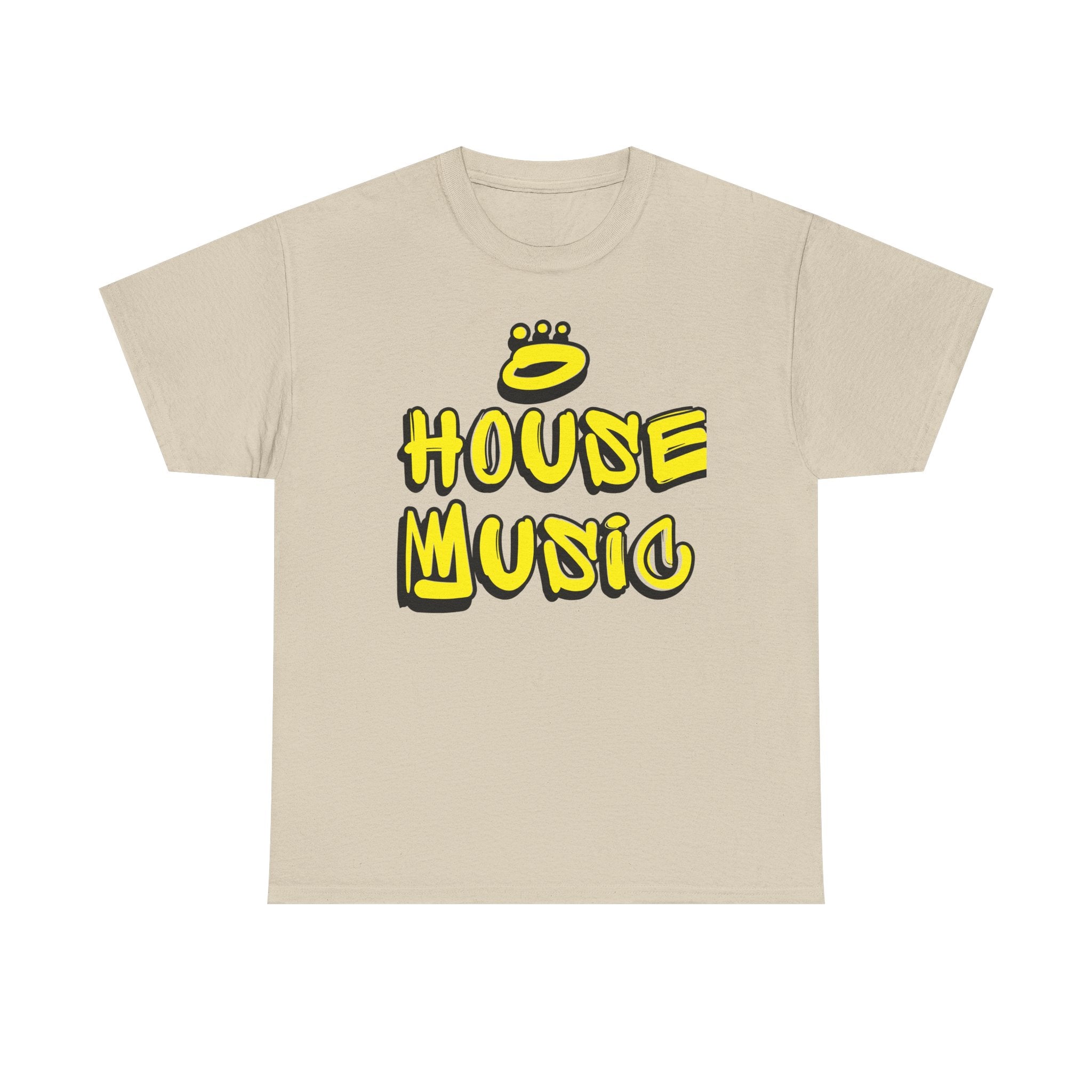 House Music Tee — Neon Graffiti DJ Shirt