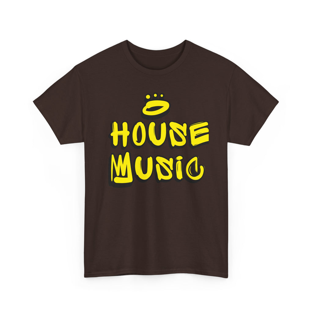 House Music Tee — Neon Graffiti DJ Shirt