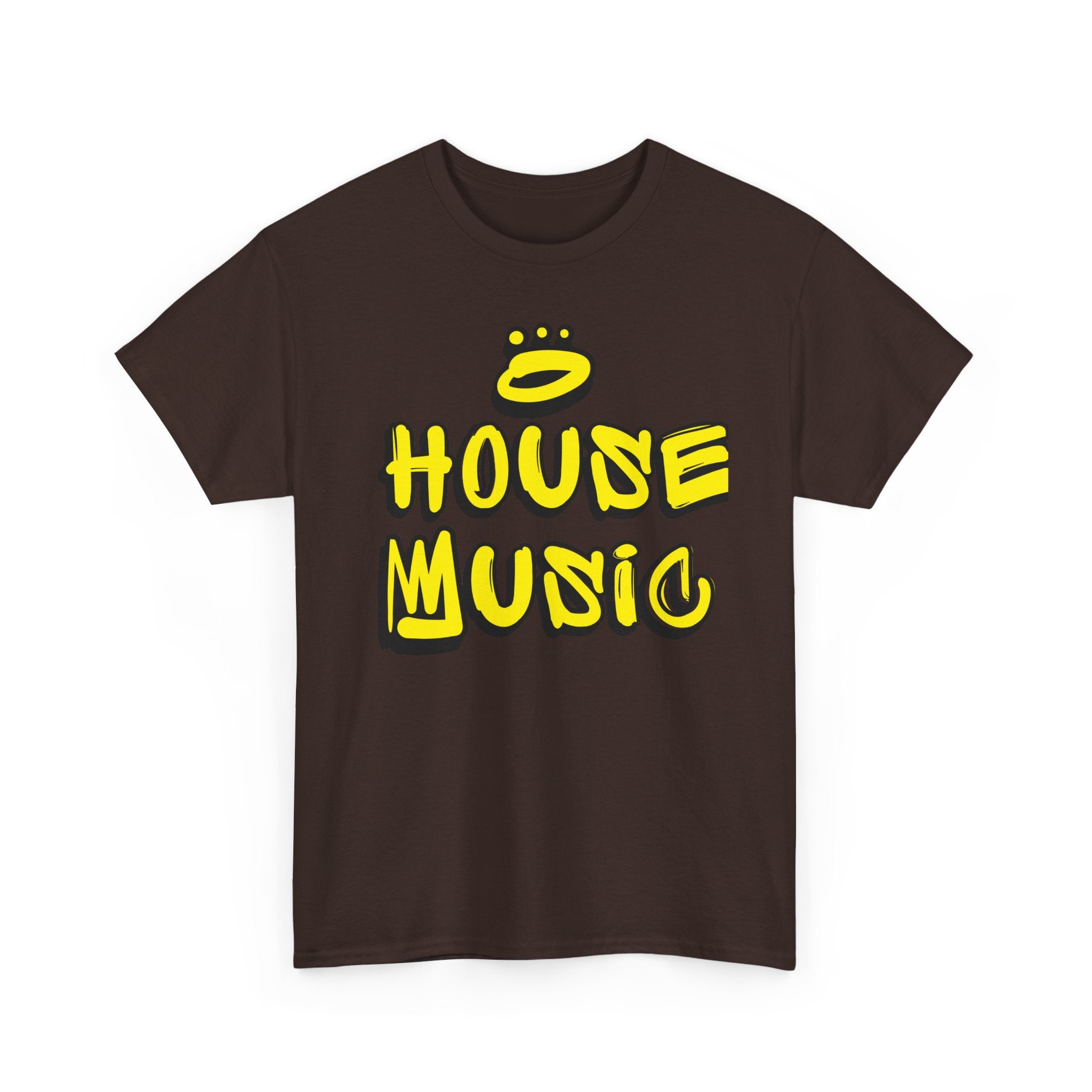 House Music Tee — Neon Graffiti DJ Shirt