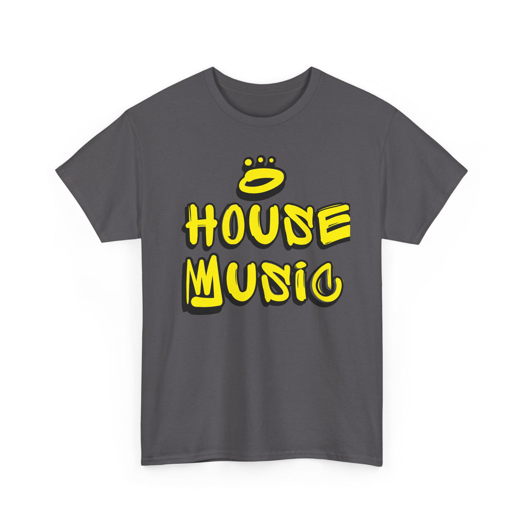 House Music Tee — Neon Graffiti DJ Shirt