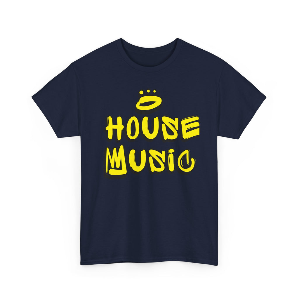 House Music Tee — Neon Graffiti DJ Shirt