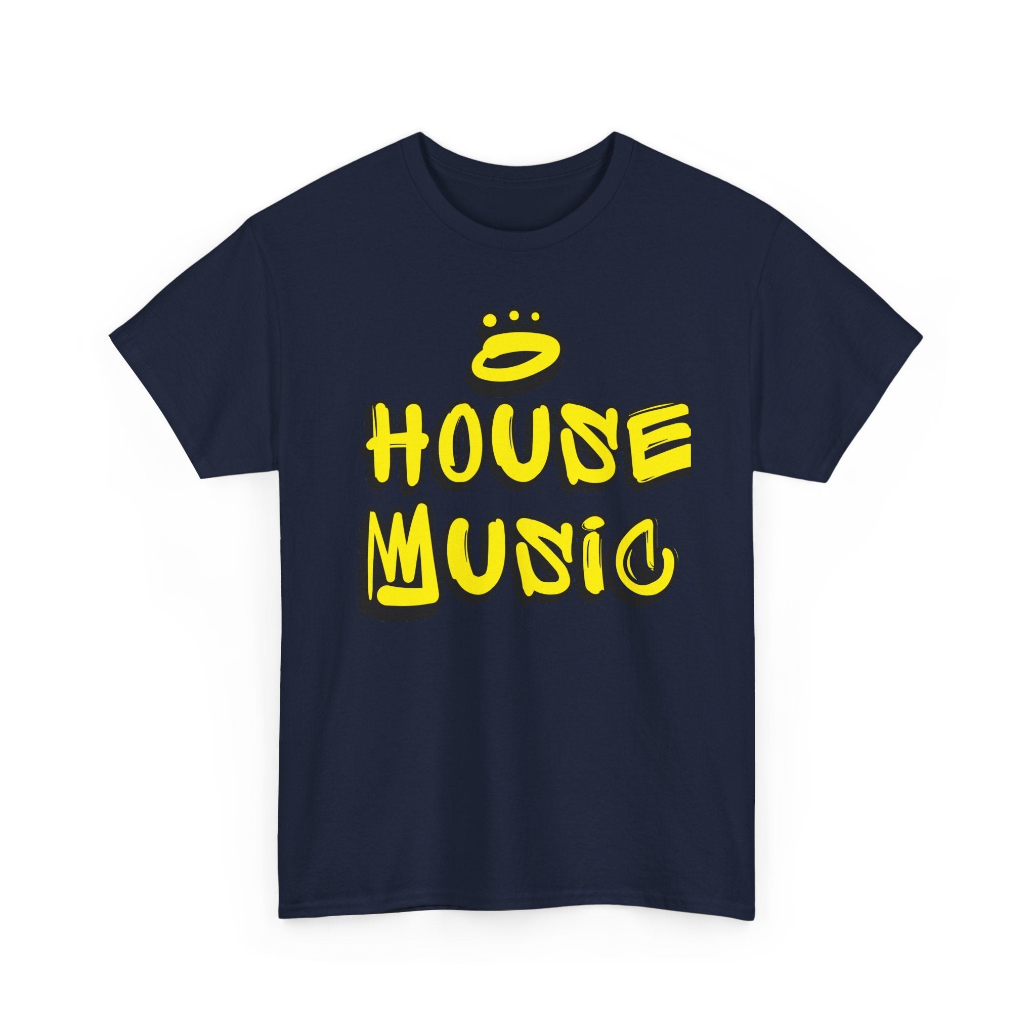 House Music Tee — Neon Graffiti DJ Shirt