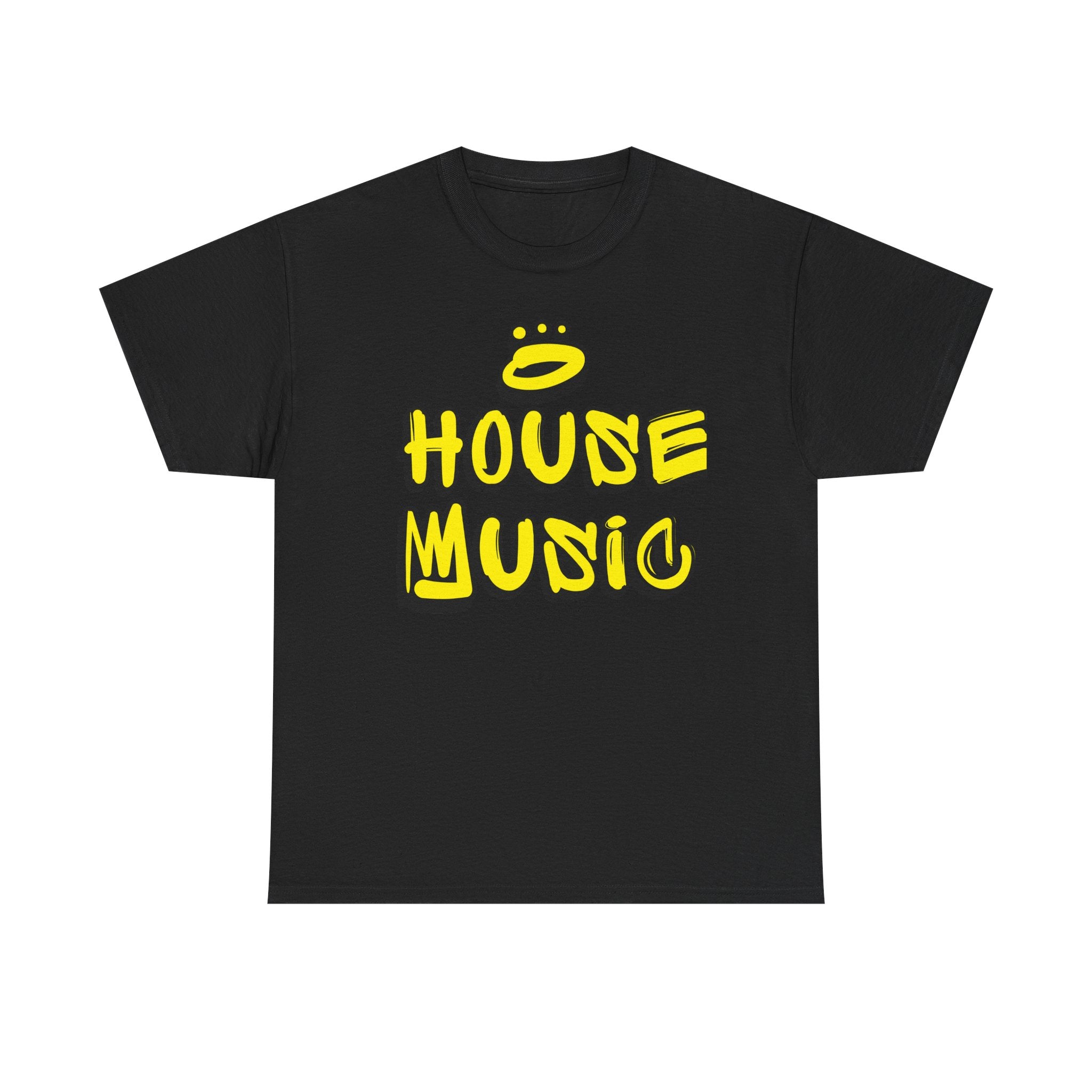 House Music Tee — Neon Graffiti DJ Shirt