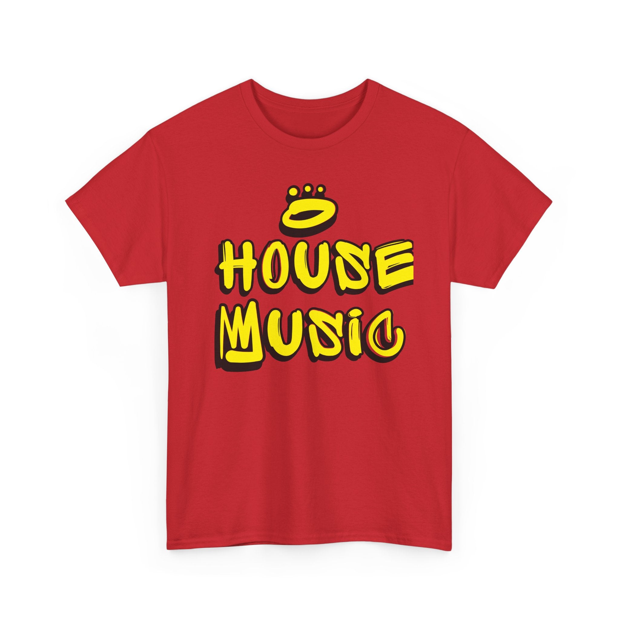 House Music Tee — Neon Graffiti DJ Shirt
