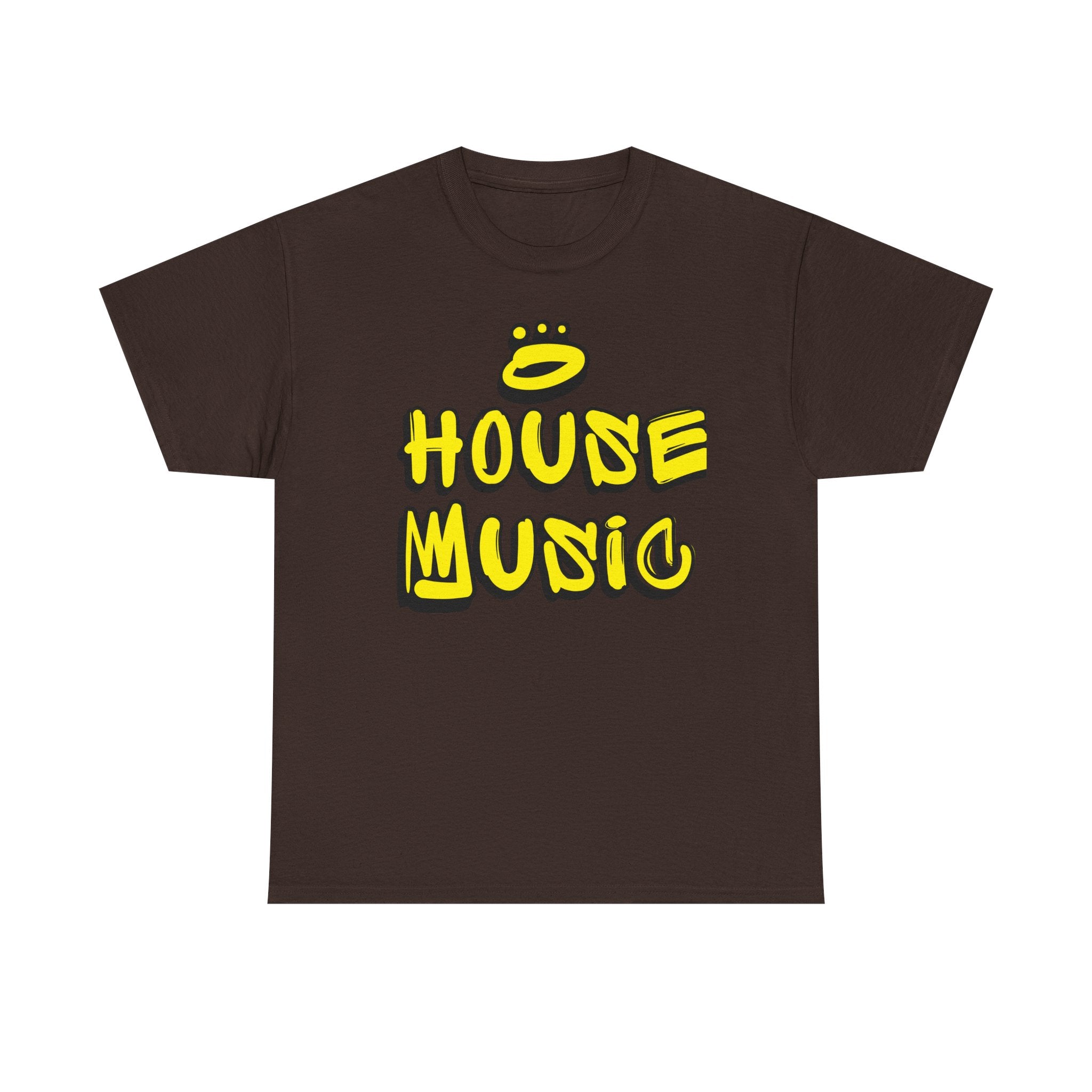 House Music Tee — Neon Graffiti DJ Shirt