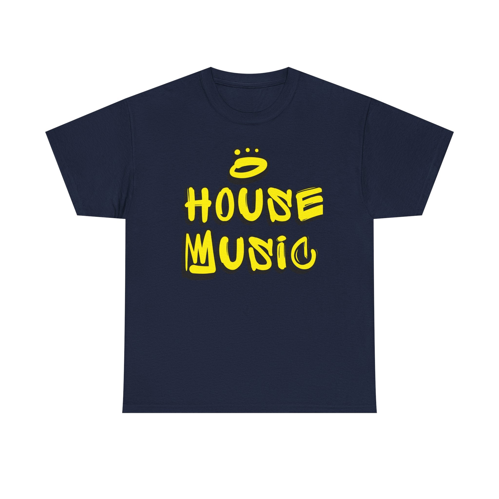 House Music Tee — Neon Graffiti DJ Shirt