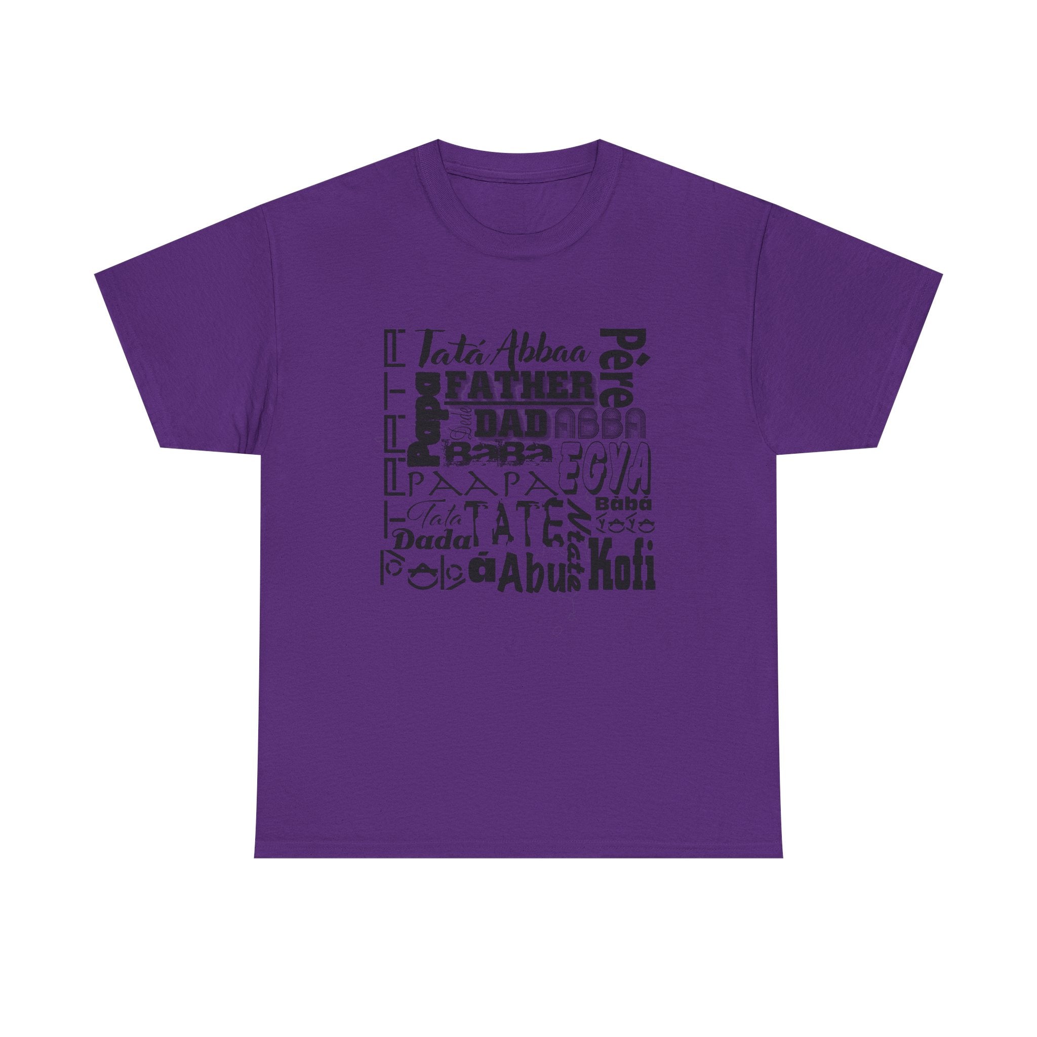 Father 'Dad' in Multiple Languages Tee