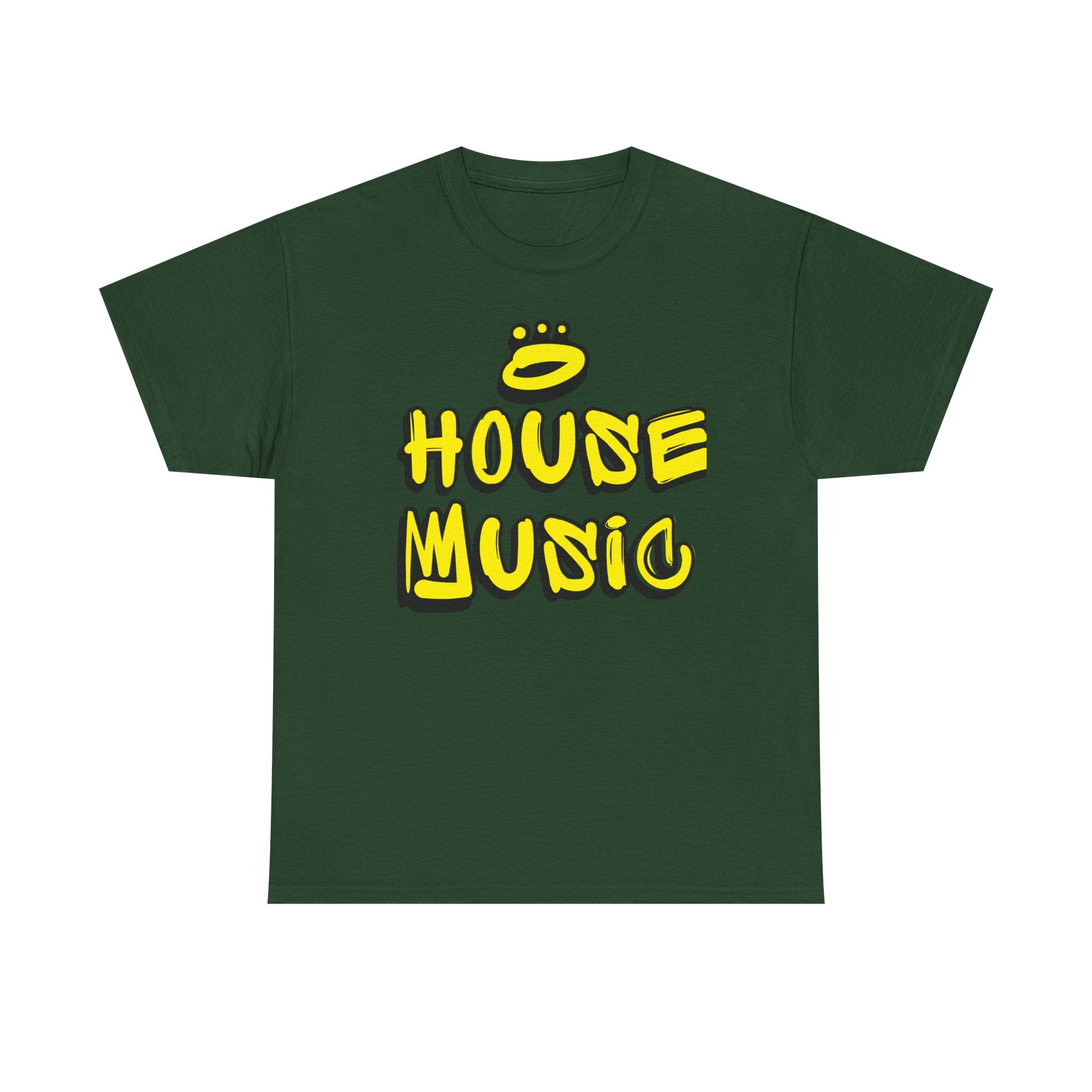 House Music Tee — Neon Graffiti DJ Shirt