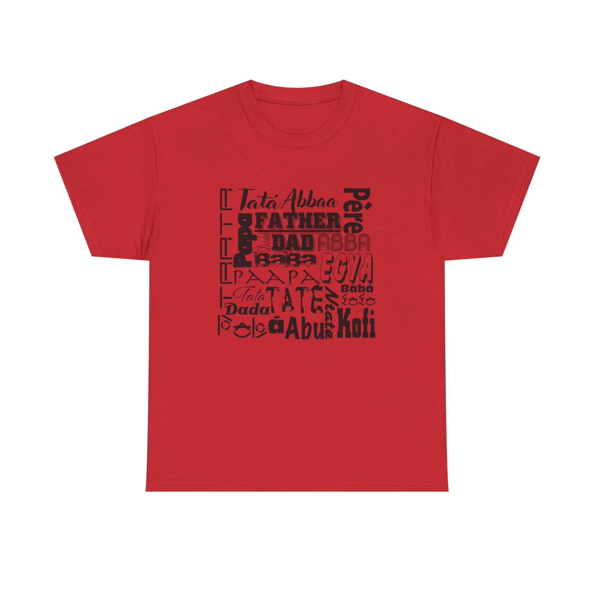 Father 'Dad' in Multiple Languages Tee