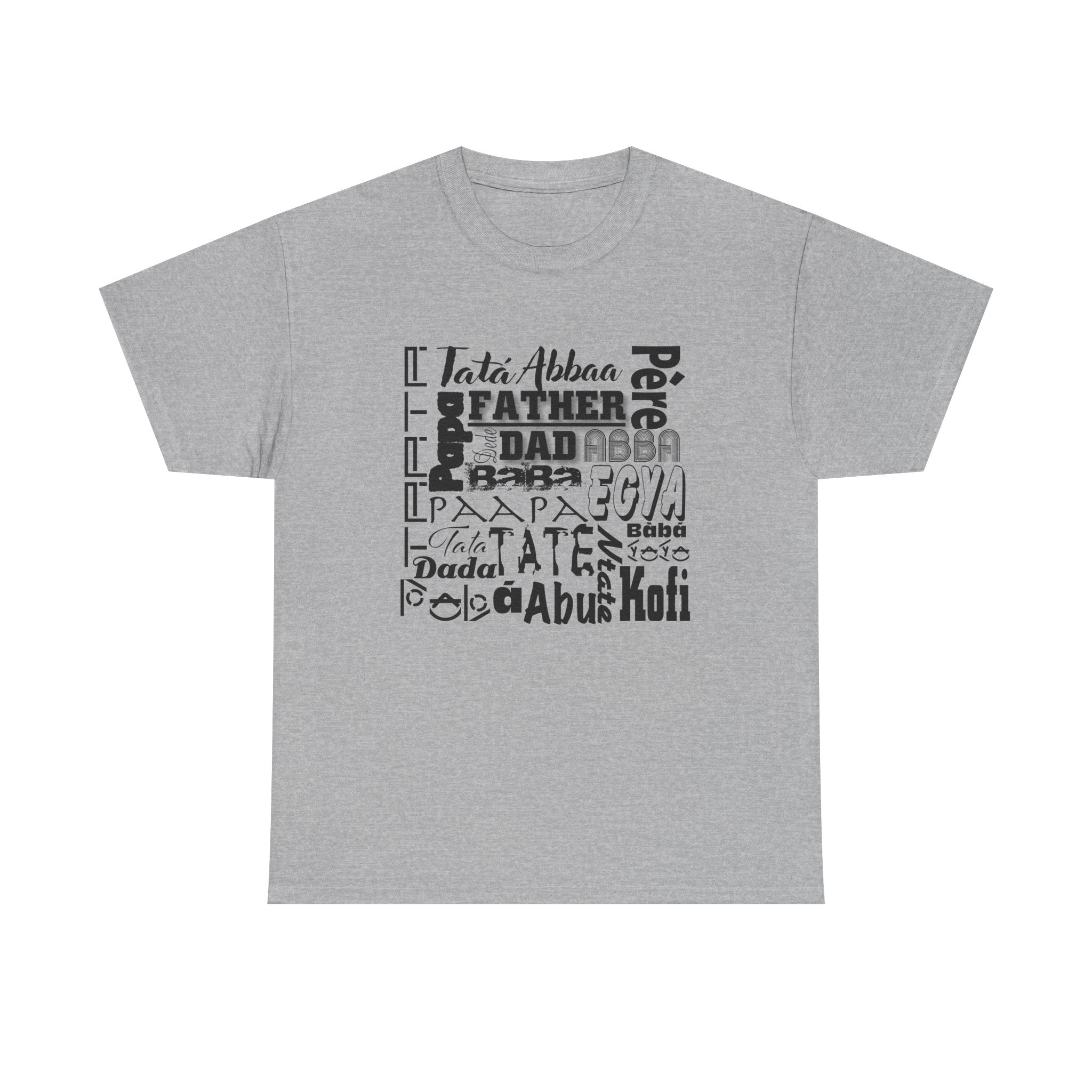 Father 'Dad' in Multiple Languages Tee