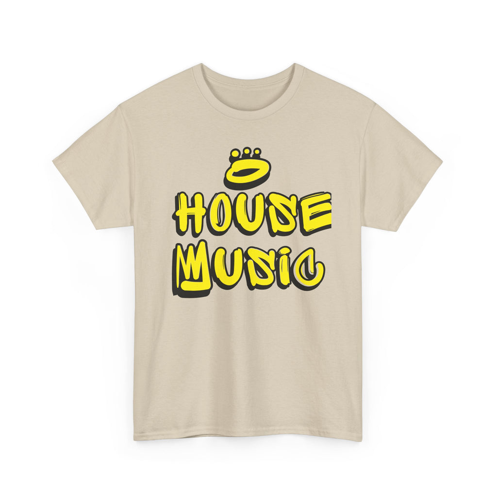 House Music Tee — Neon Graffiti DJ Shirt