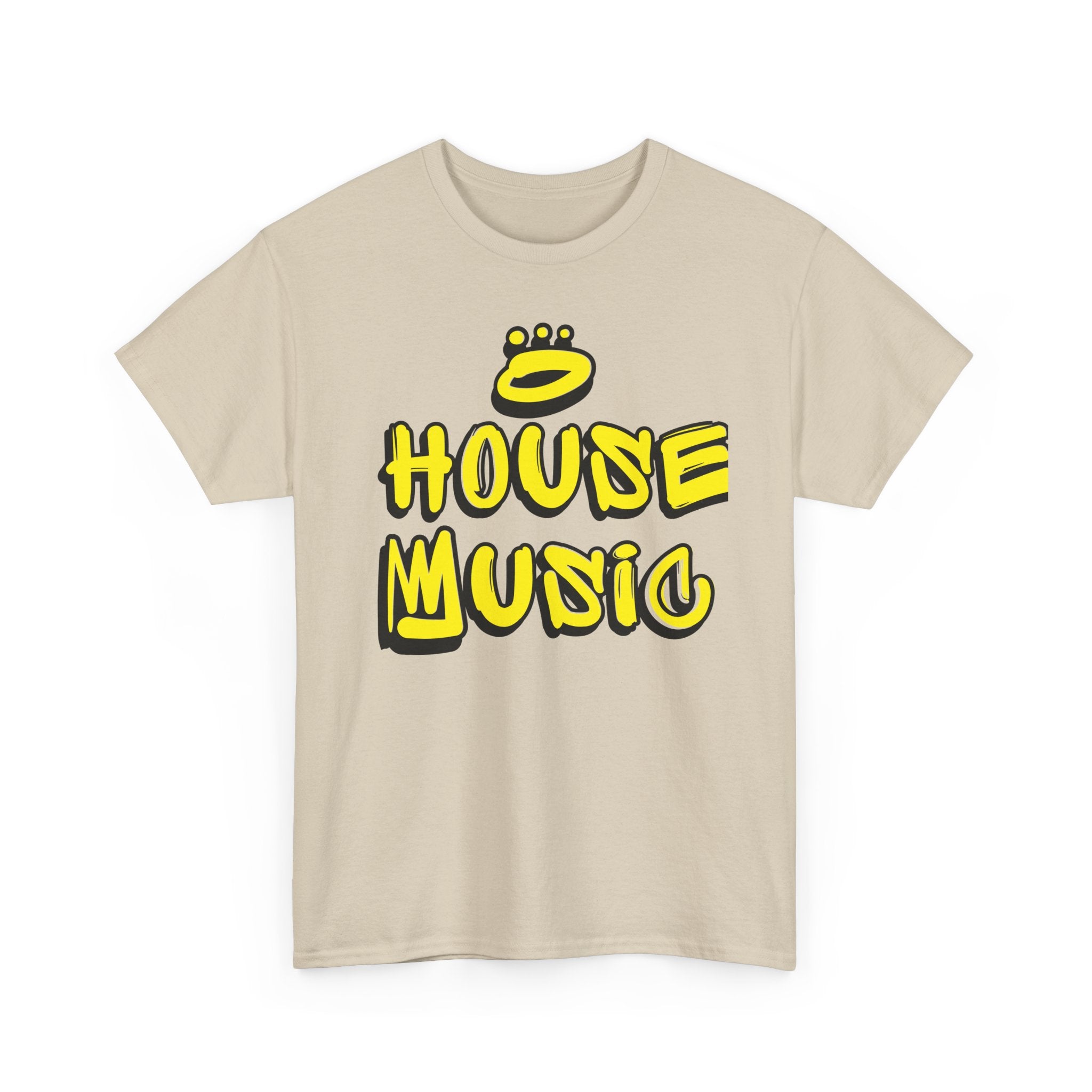 House Music Tee — Neon Graffiti DJ Shirt