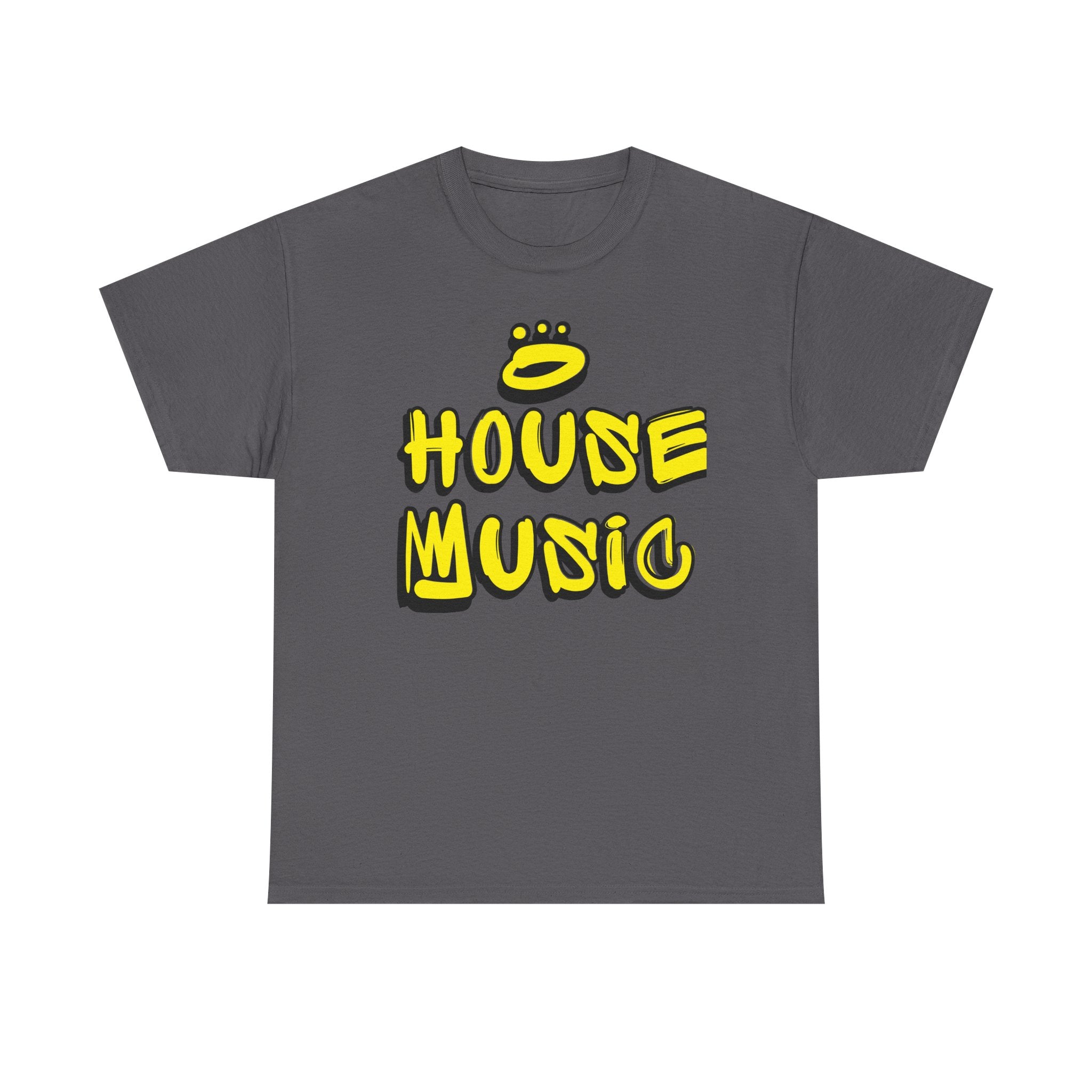 House Music Tee — Neon Graffiti DJ Shirt