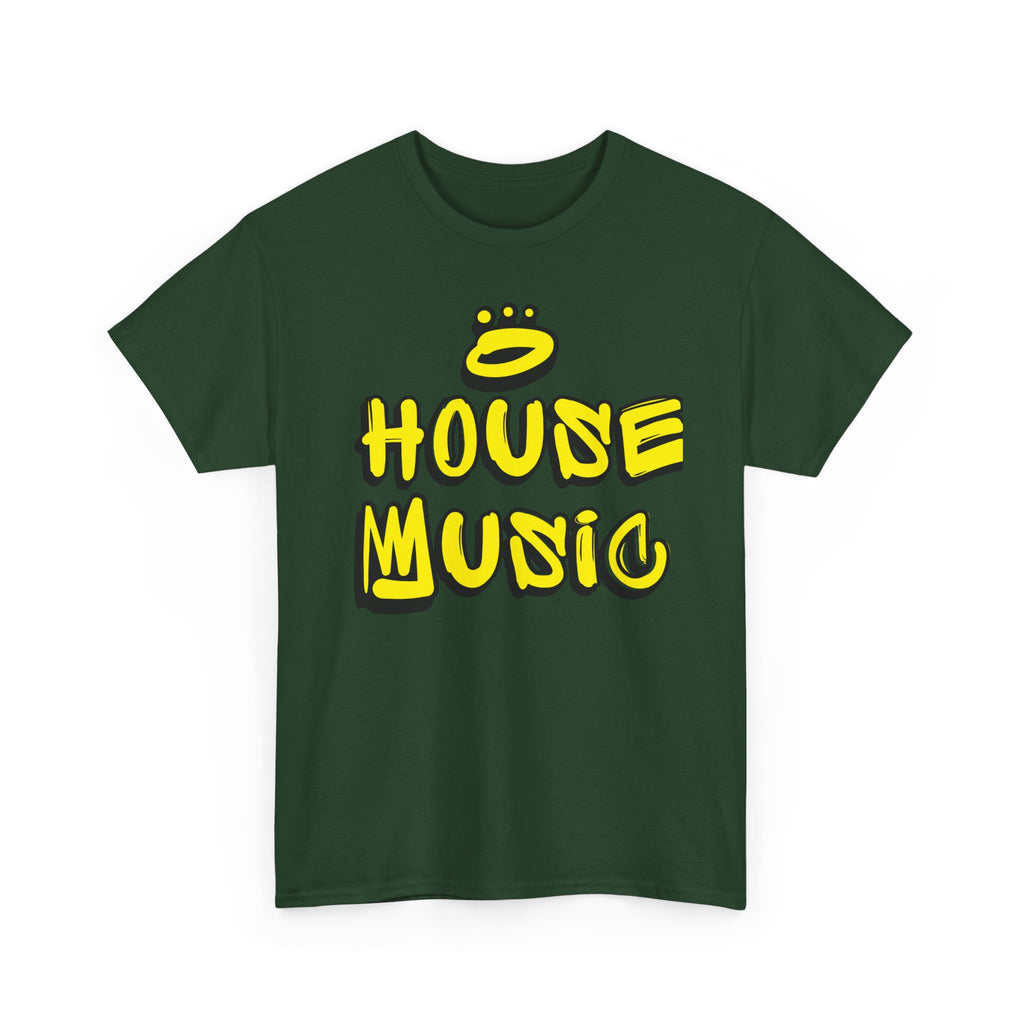 House Music Tee — Neon Graffiti DJ Shirt