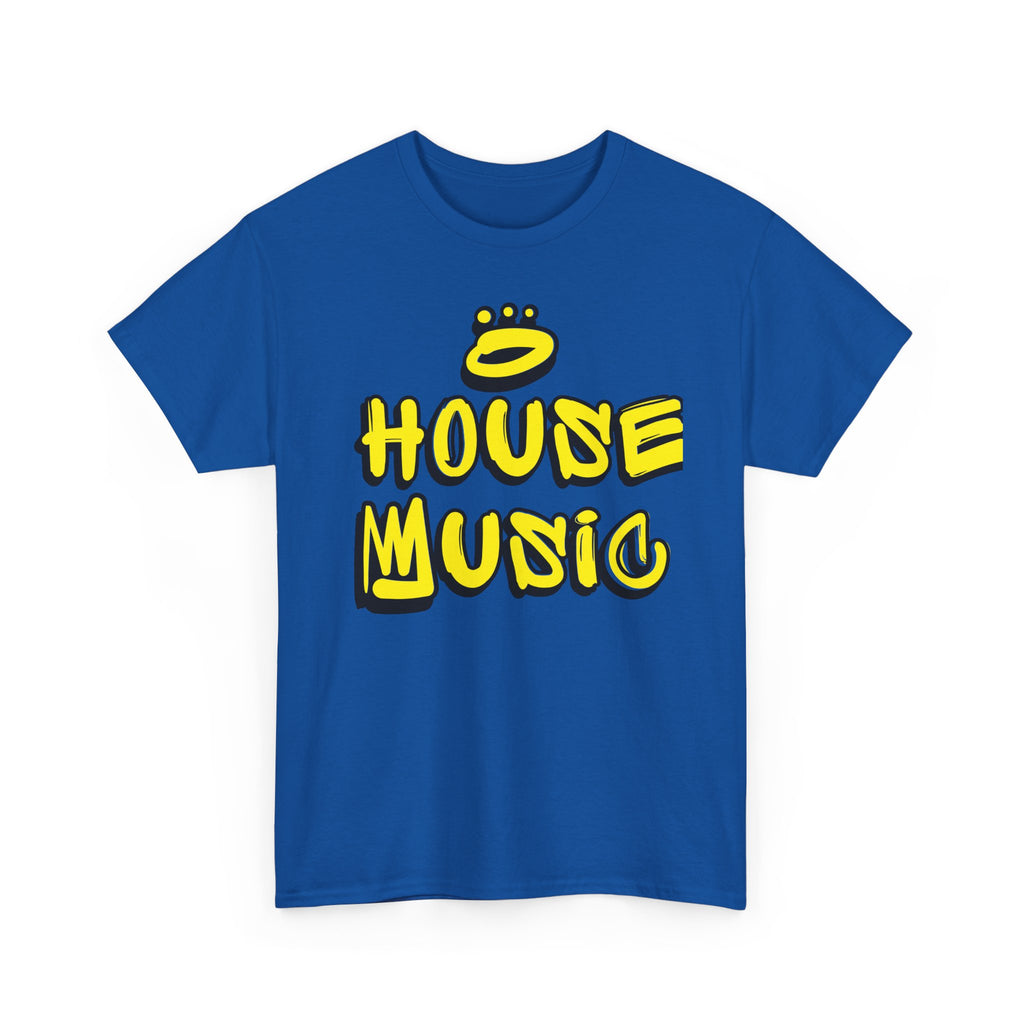 House Music Tee — Neon Graffiti DJ Shirt