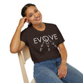 Evolve Graphic T-Shirt — Minimal Clock Typography Tee