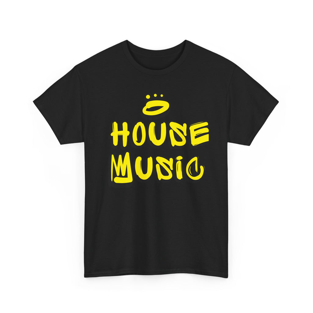 House Music Tee — Neon Graffiti DJ Shirt