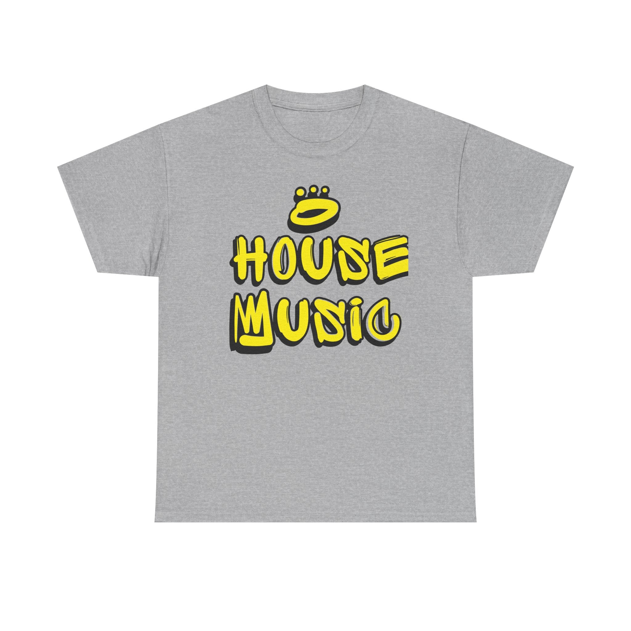 House Music Tee — Neon Graffiti DJ Shirt