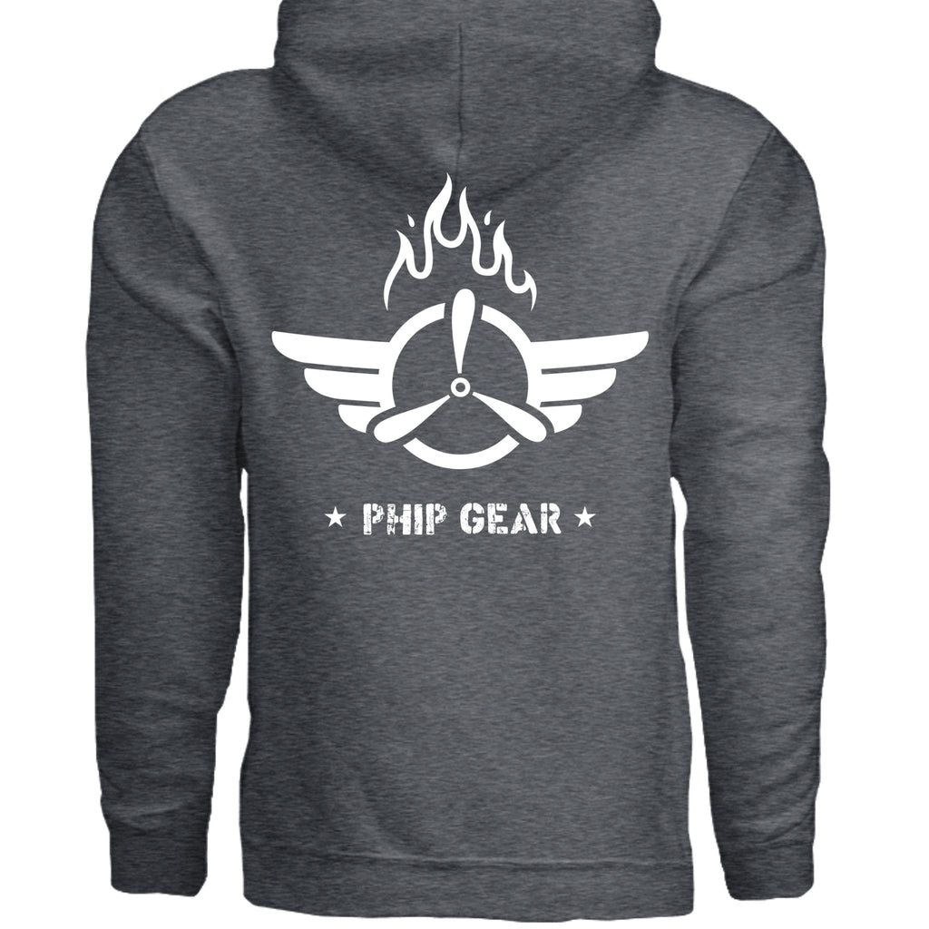 DARK HEATHER - G185 - BACK