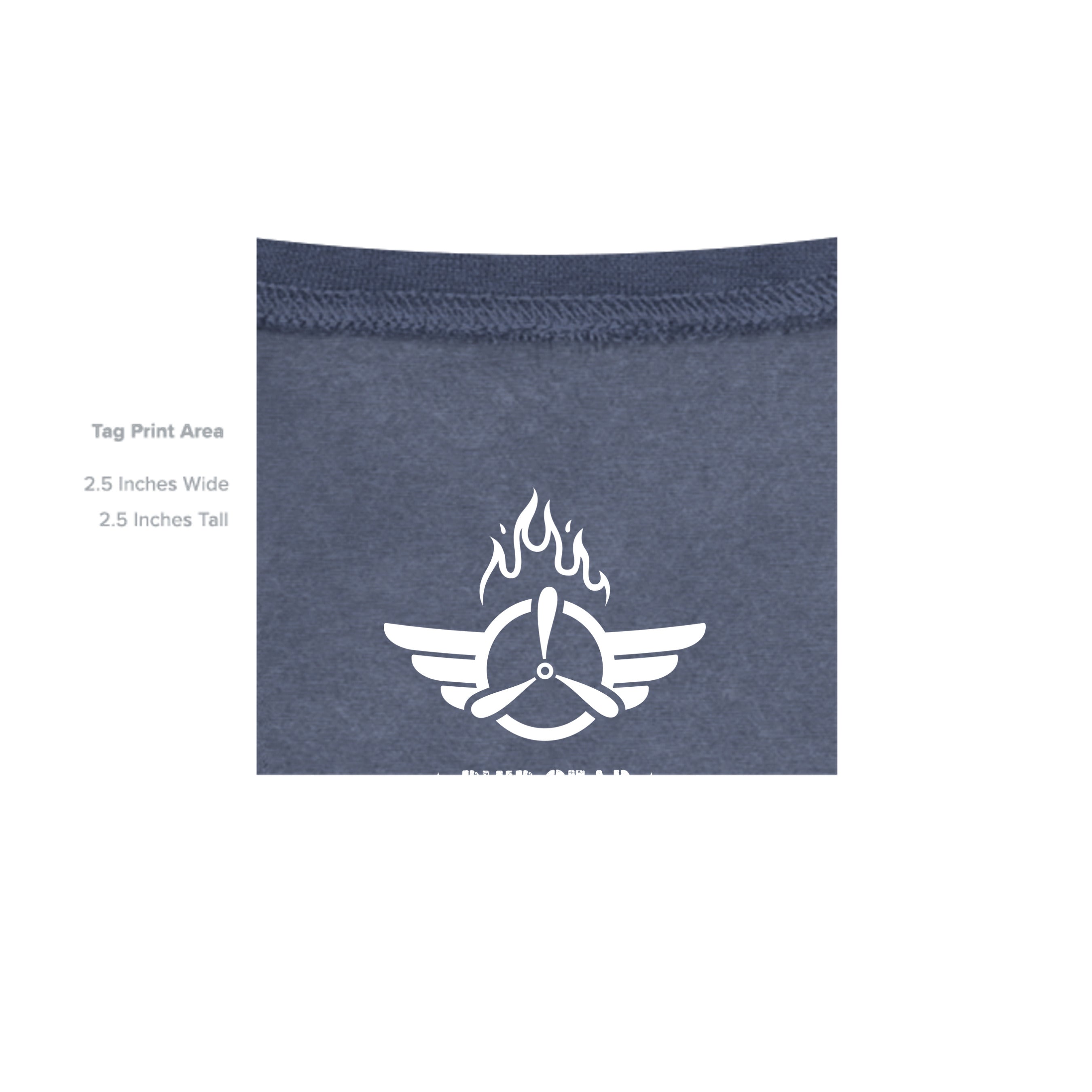 Heather Sport Dark Navy - G185 - INSIDE_TAG_LINE