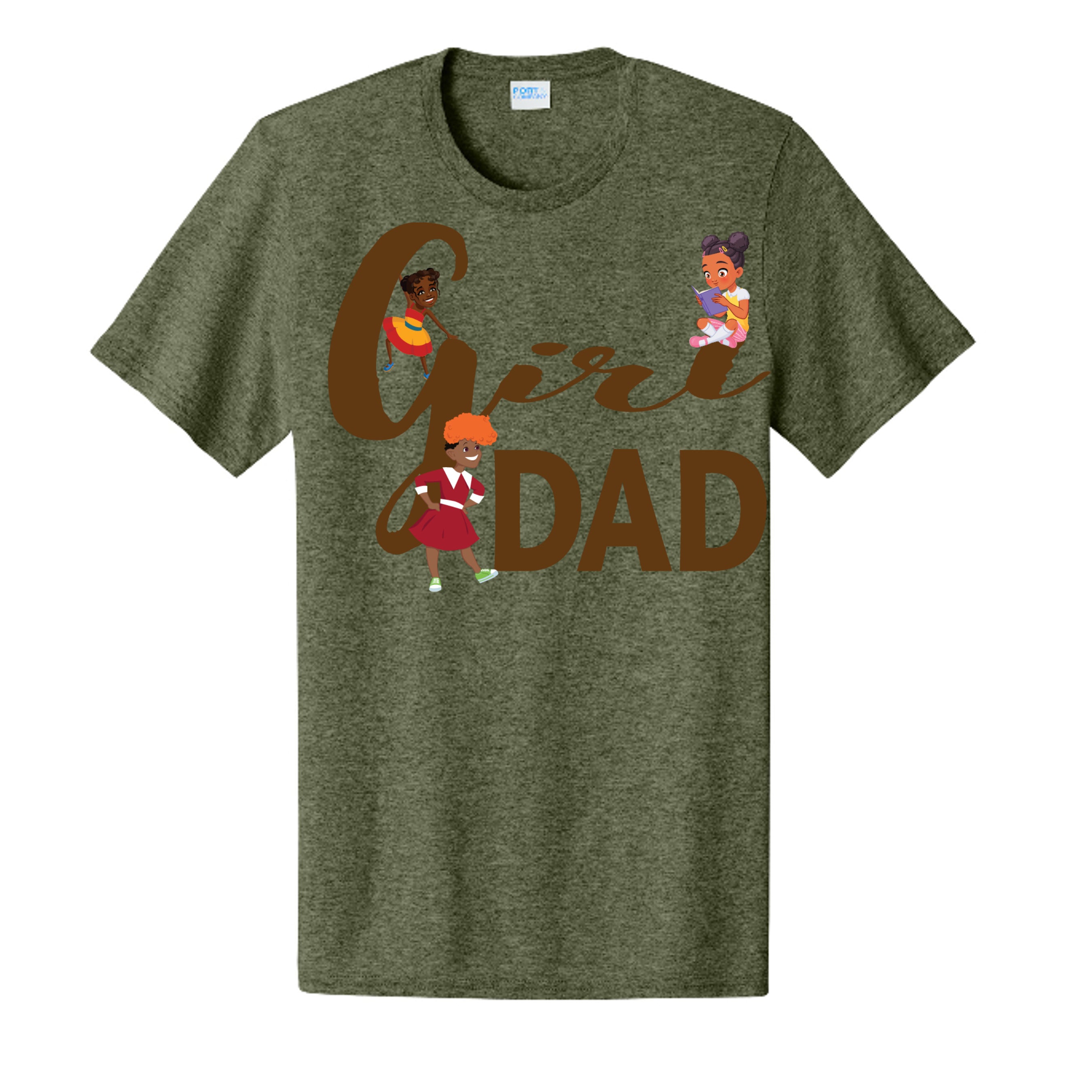 Olive Drab Green Heather - PC43 - FRONT